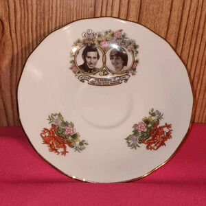 Charles and Diana Royal couple saucer